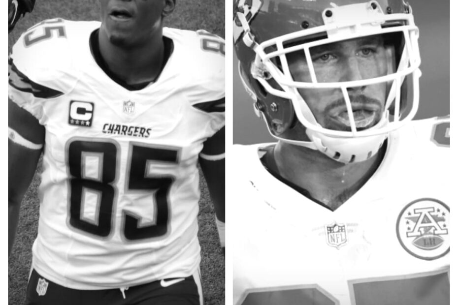 Antonio Gates vs Travis Kelce
