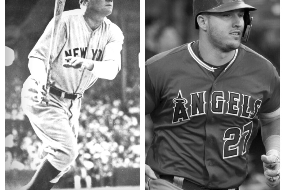 Babe Ruth vs Mike Trout