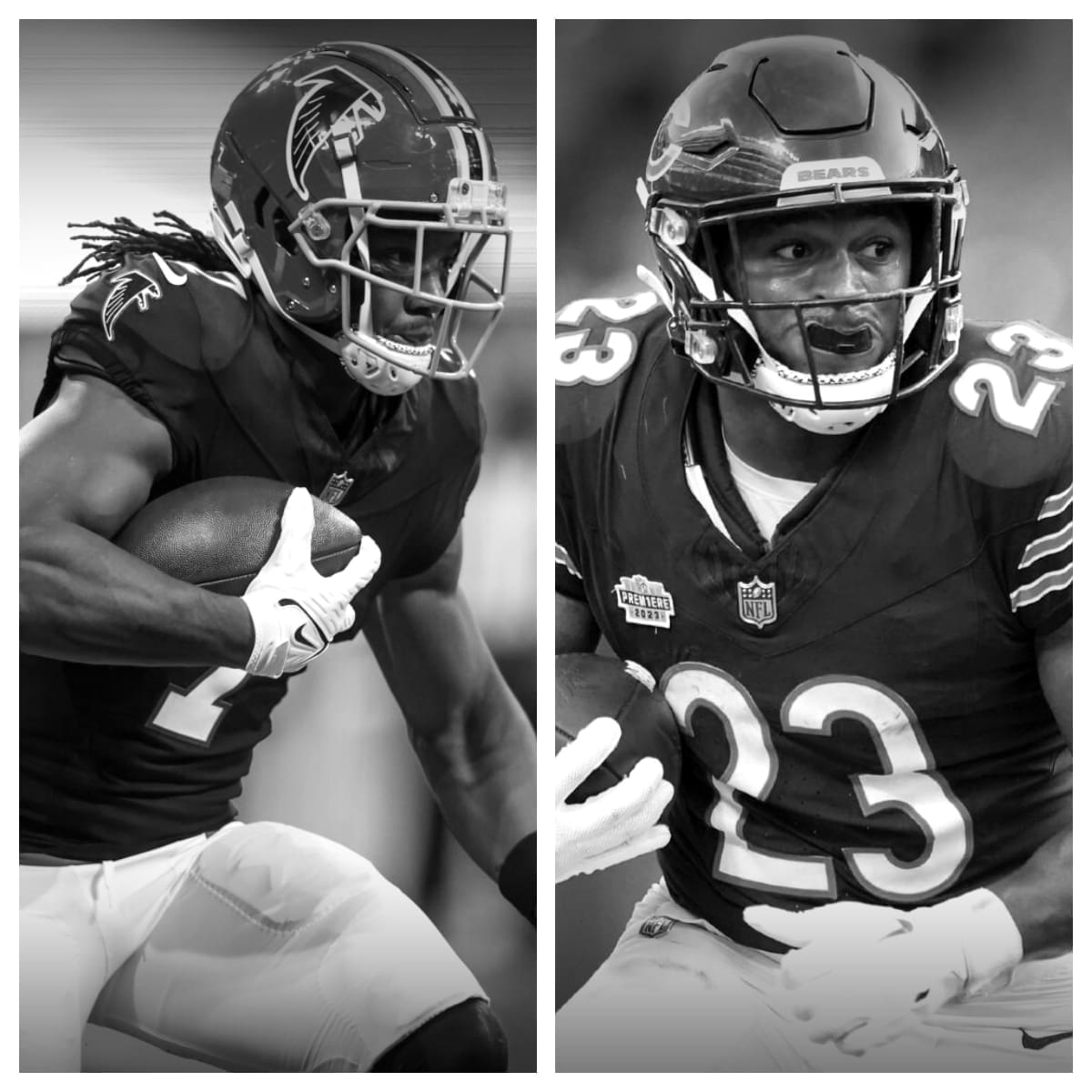 Bijan Robinson vs Roschon Johnson