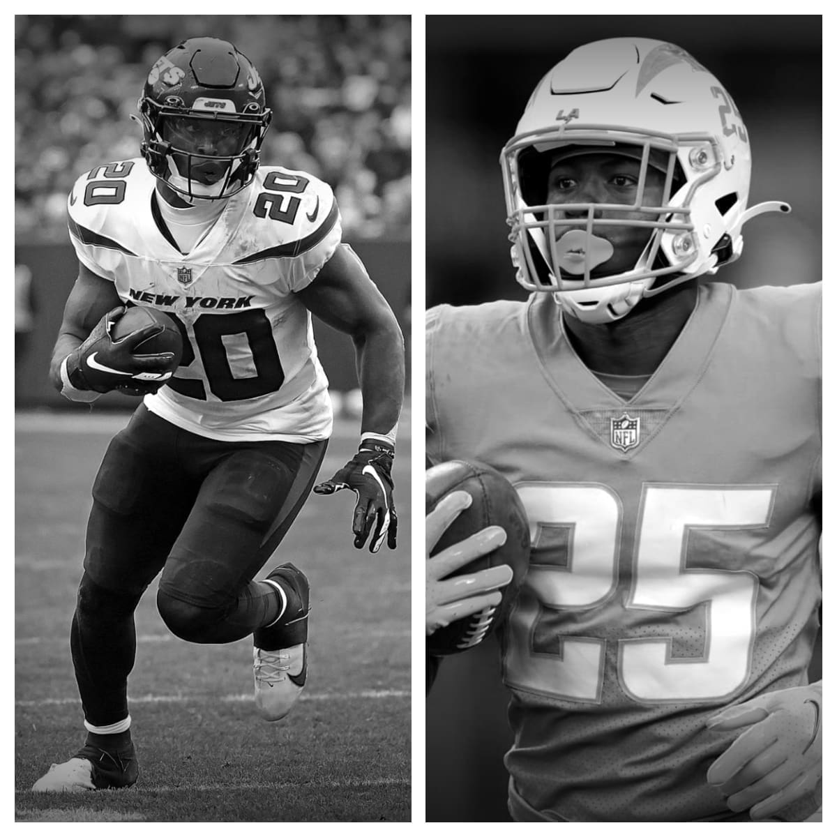 Breece Hall vs Joshua Kelley