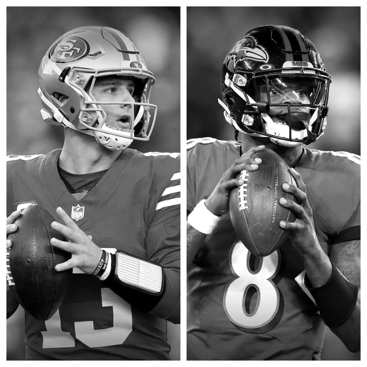 Brock Purdy vs Lamar Jackson
