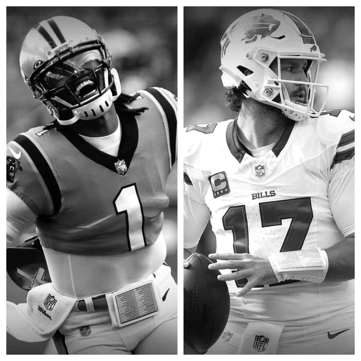 Cam Newton vs Josh Allen