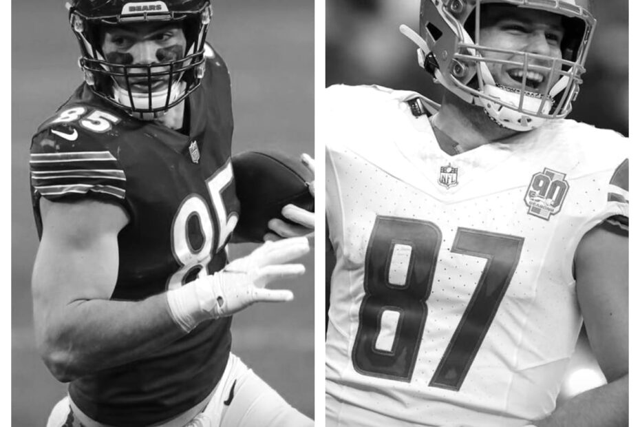 Cole Kmet vs Sam Laporta