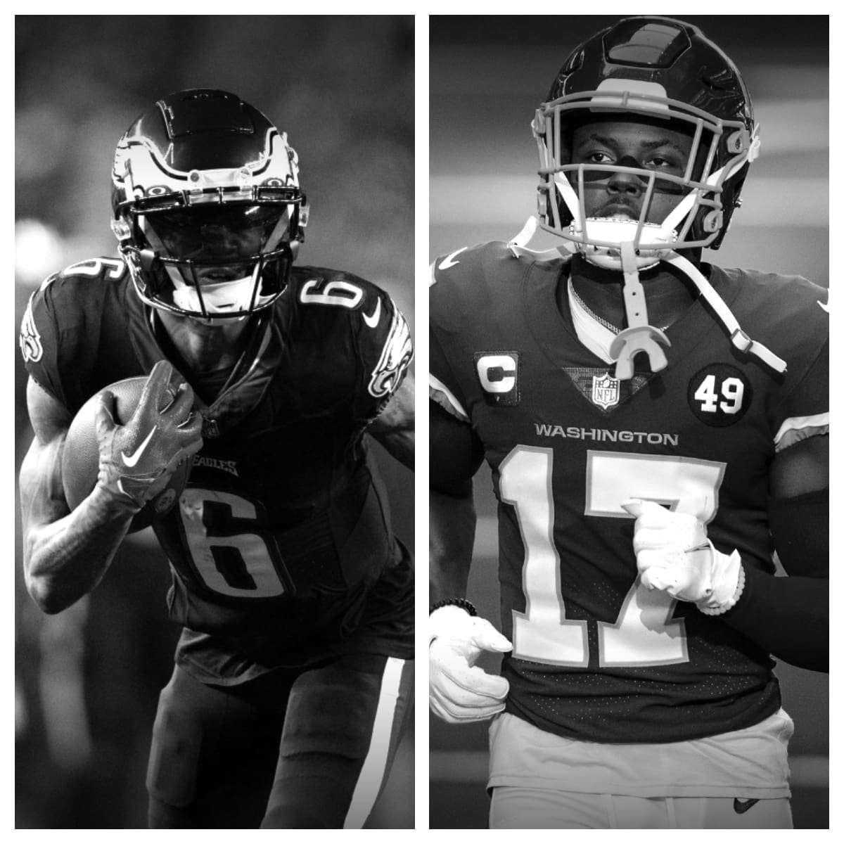 DeVonta Smith vs Terry McLaurin