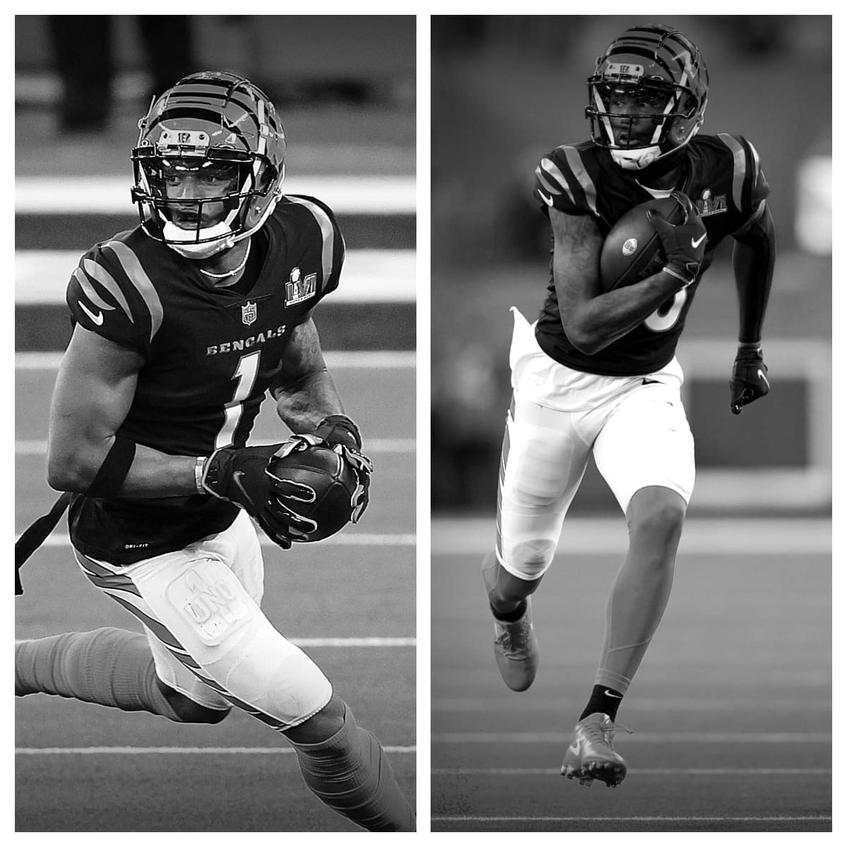 Ja'Marr Chase vs Tee Higgins Stats Comparison Career Side by Side Records
