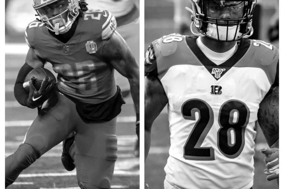 Jahmyr Gibbs vs Joe Mixon