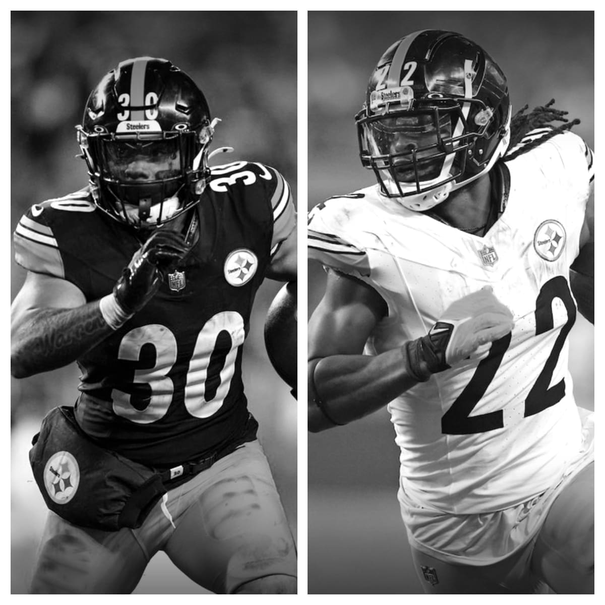 Jaylen Warren vs Najee Harris