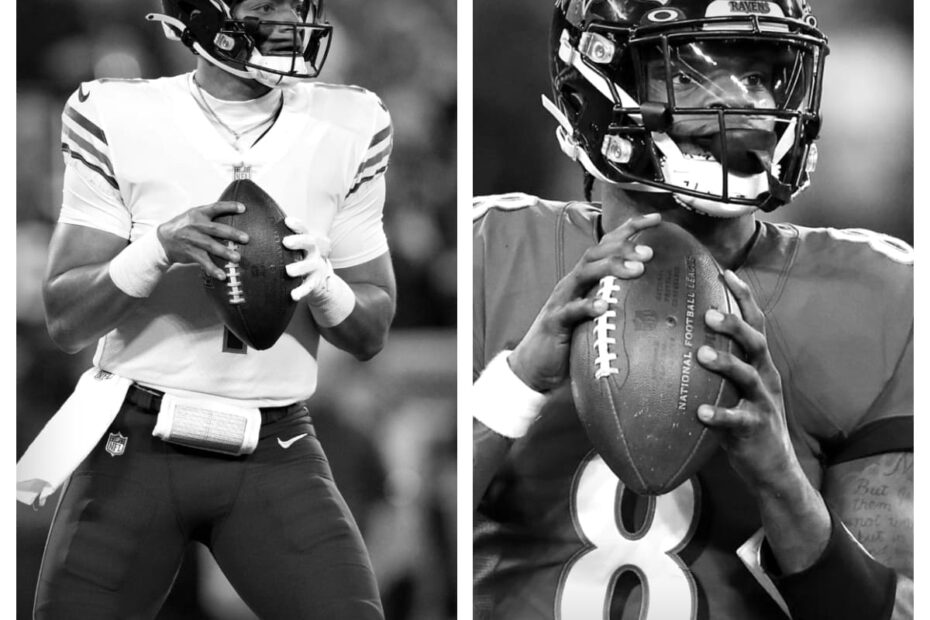 Justin Fields vs Lamar Jackson