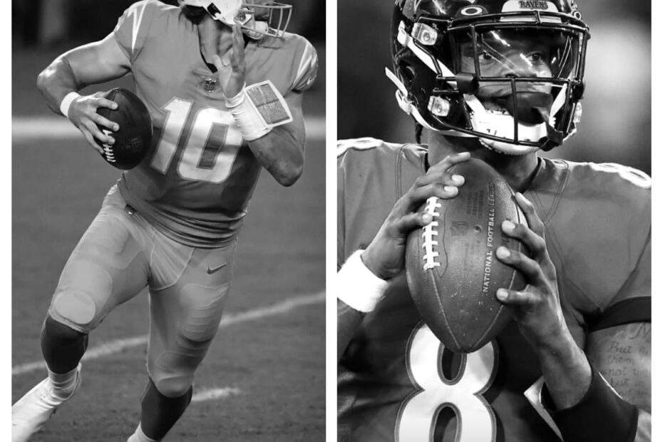 Justin Herbert vs Lamar Jackson