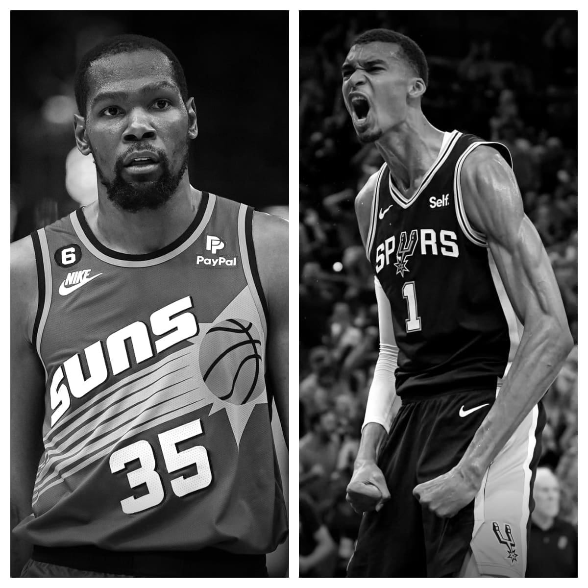 Kevin Durant vs Victor Wembanyama