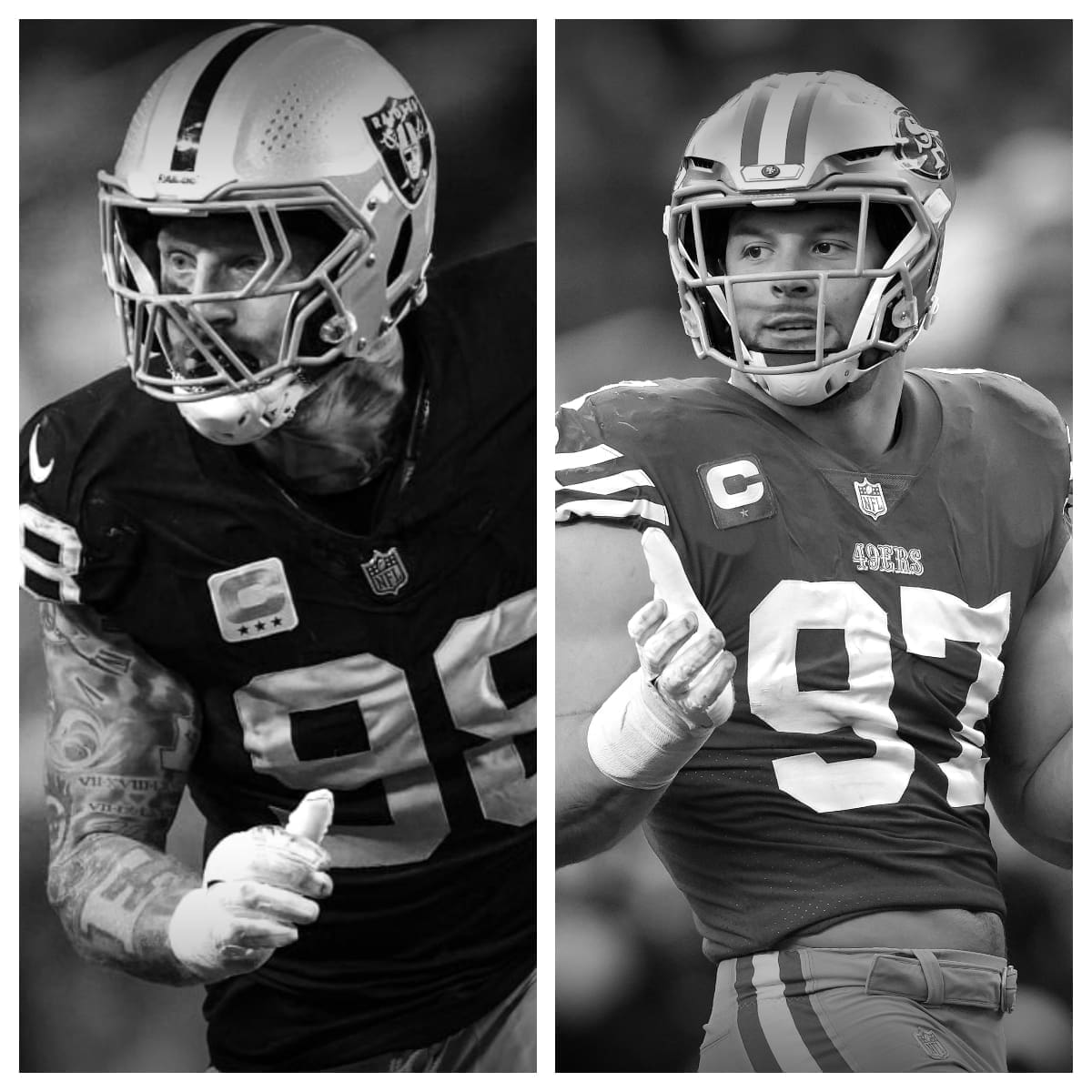 Maxx Crosby vs Nick Bosa