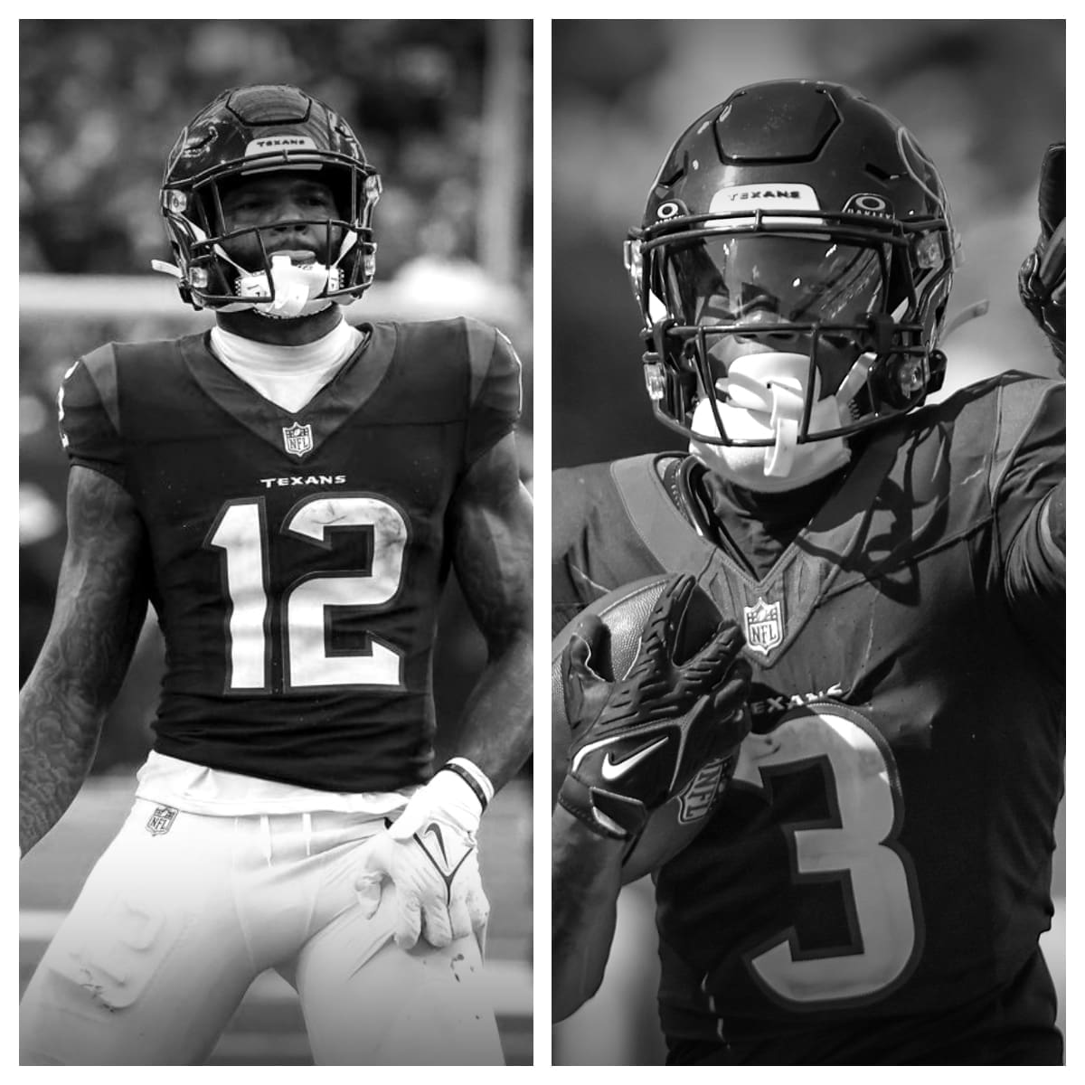 Nico Collins vs Tank Dell Stats Comparison Career Side by Side Records