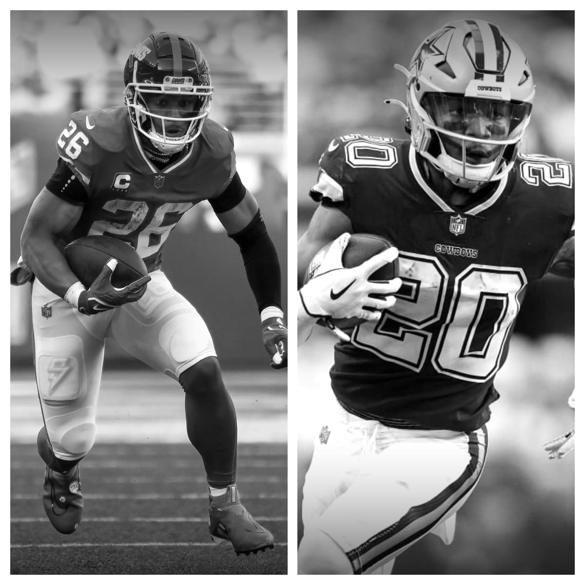Saquon Barkley vs Tony Pollard