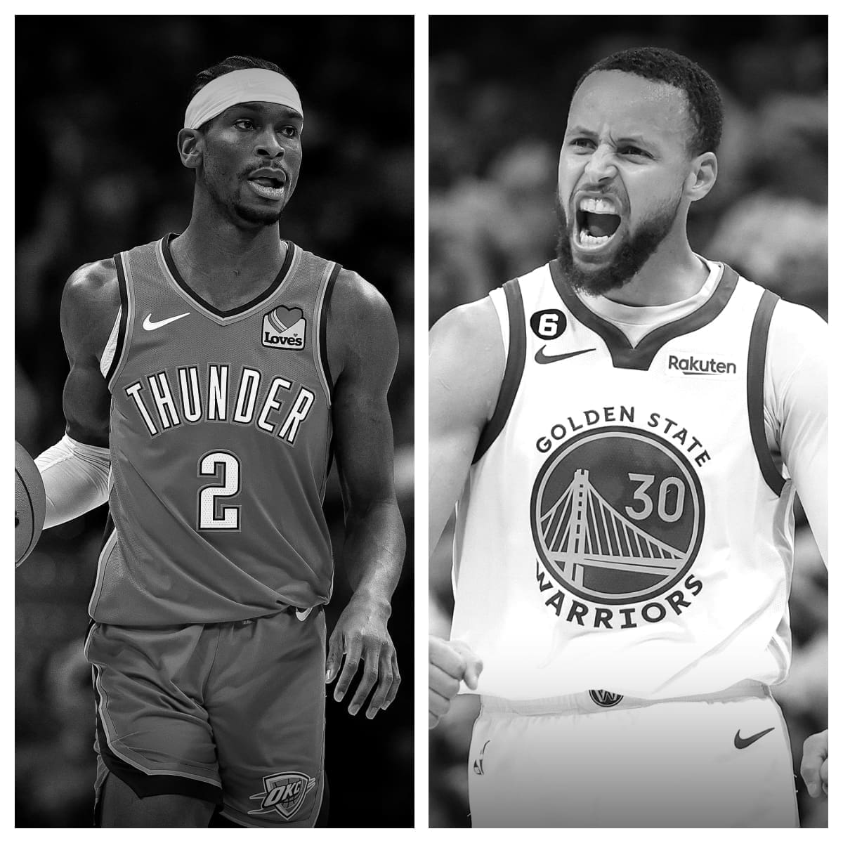 Shai Gilgeous-Alexander vs Stephen Curry Stats Comparison Career All