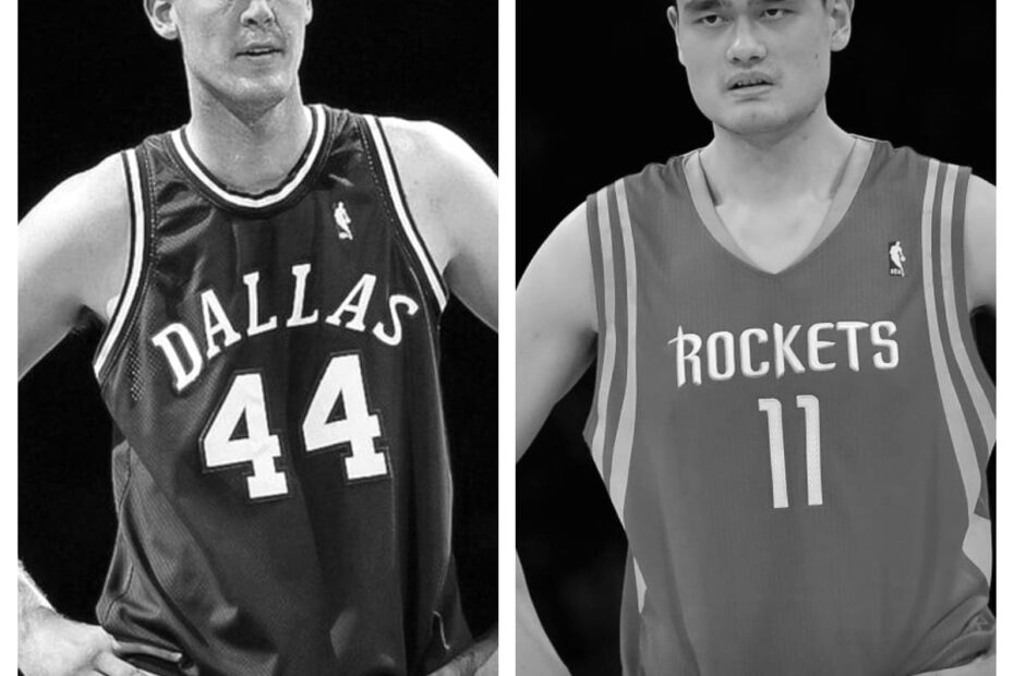 Shawn Bradley vs Yao Ming