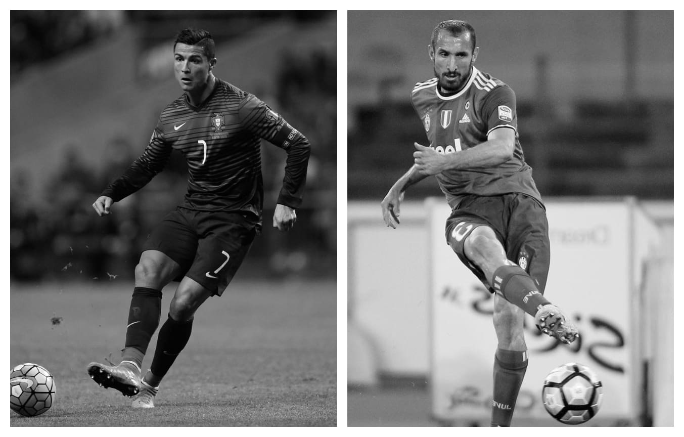 Cristiano Ronaldo vs Giorgio Chiellini Stats