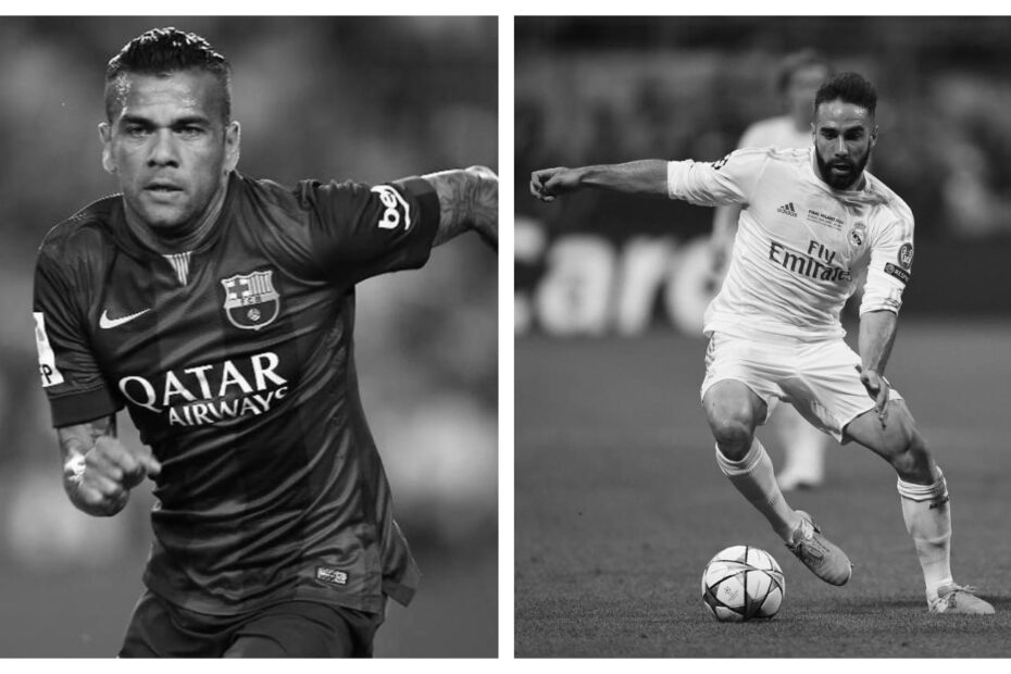Dani Alves vs Dani Carvajal Stats