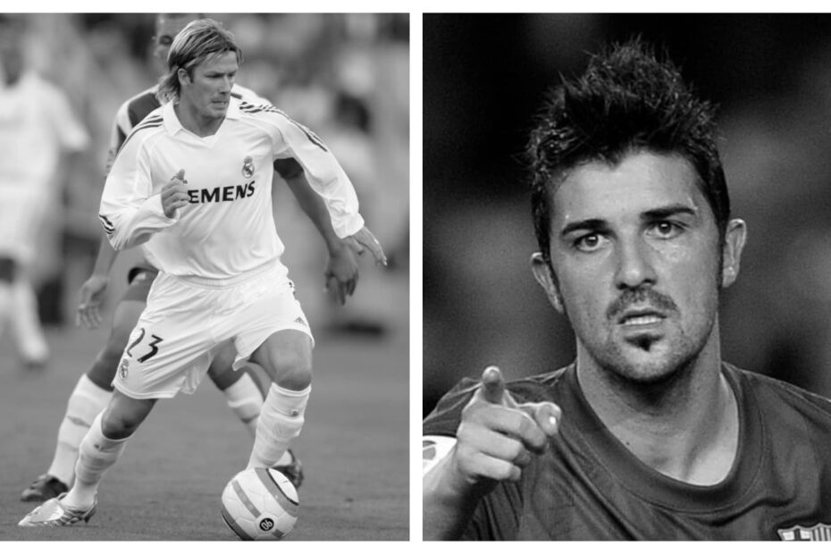 David Beckham vs David Villa Stats