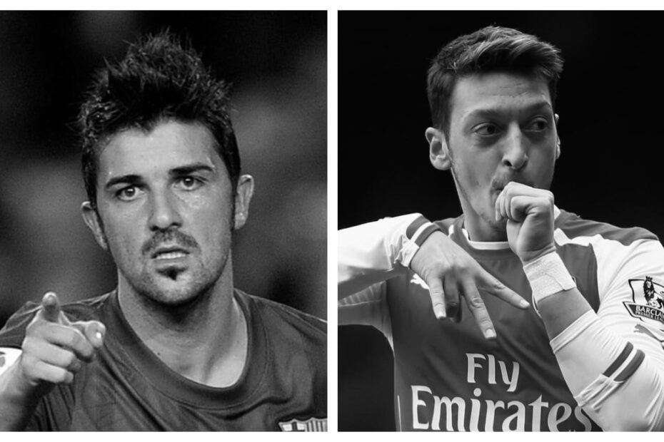 David Villa vs Mesut Ozil Stats