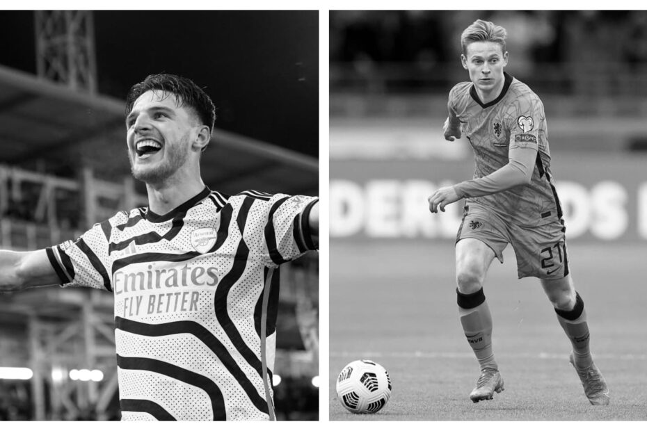 Declan Rice vs Frenkie de Jong Stats