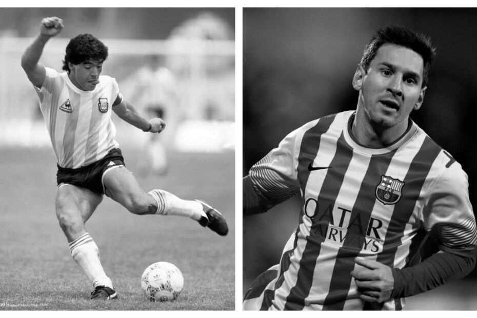Diego Maradona vs Lionel Messi Stats