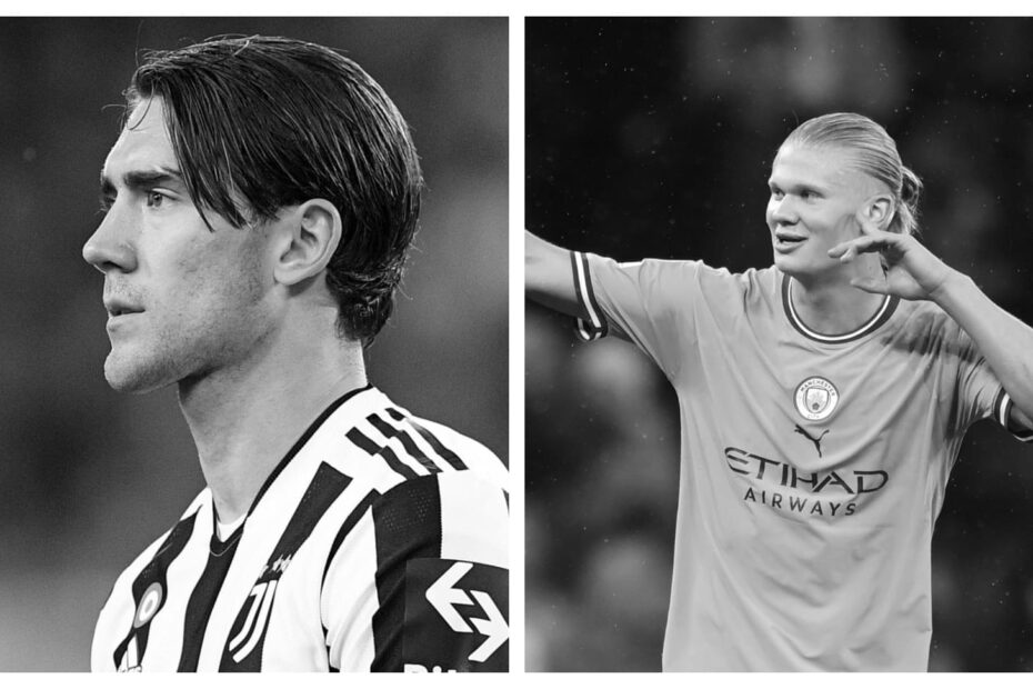 Dusan Vlahovic vs Erling Haaland Stats