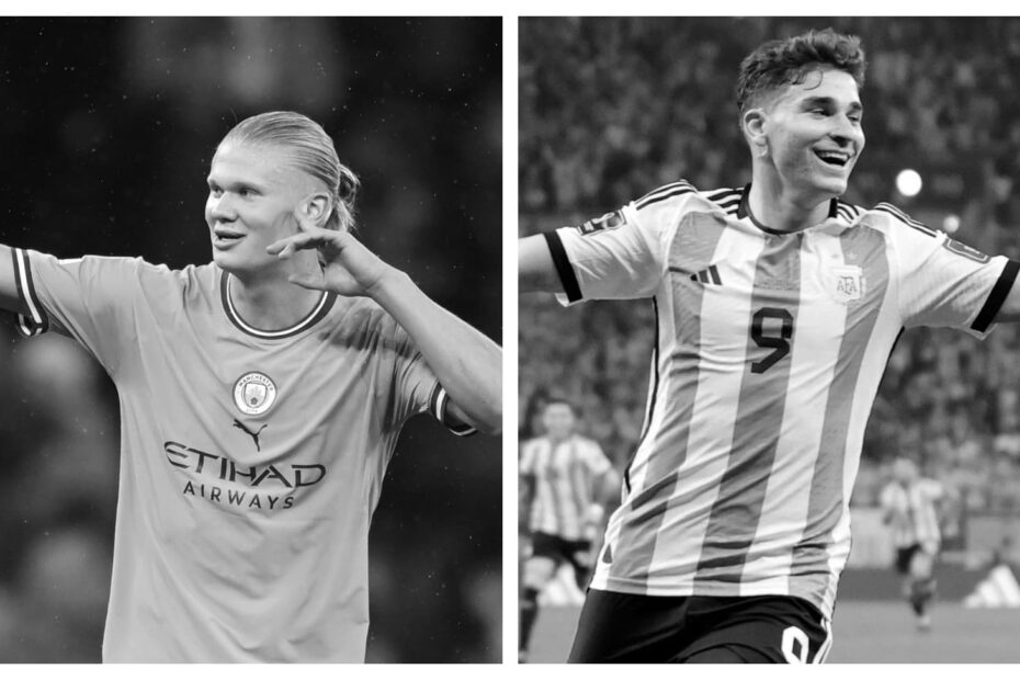 Erling Haaland vs Julian Alvarez Stats