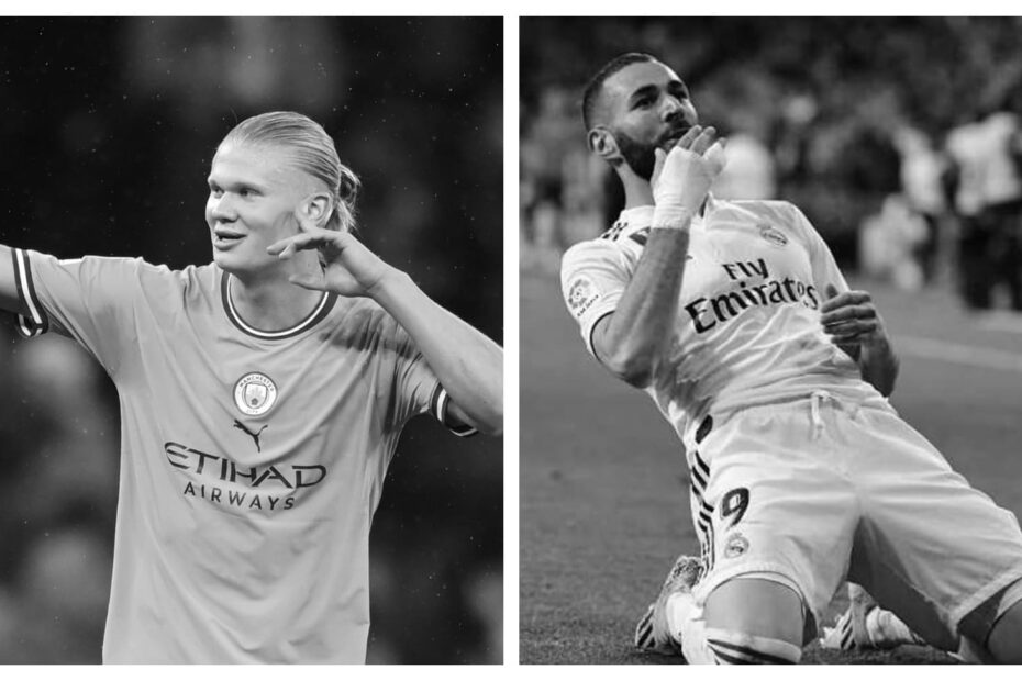 Erling Haaland vs Karim Benzema Stats