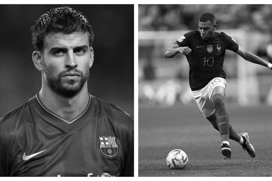 Gerard Pique vs Kylian Mbappe Stats