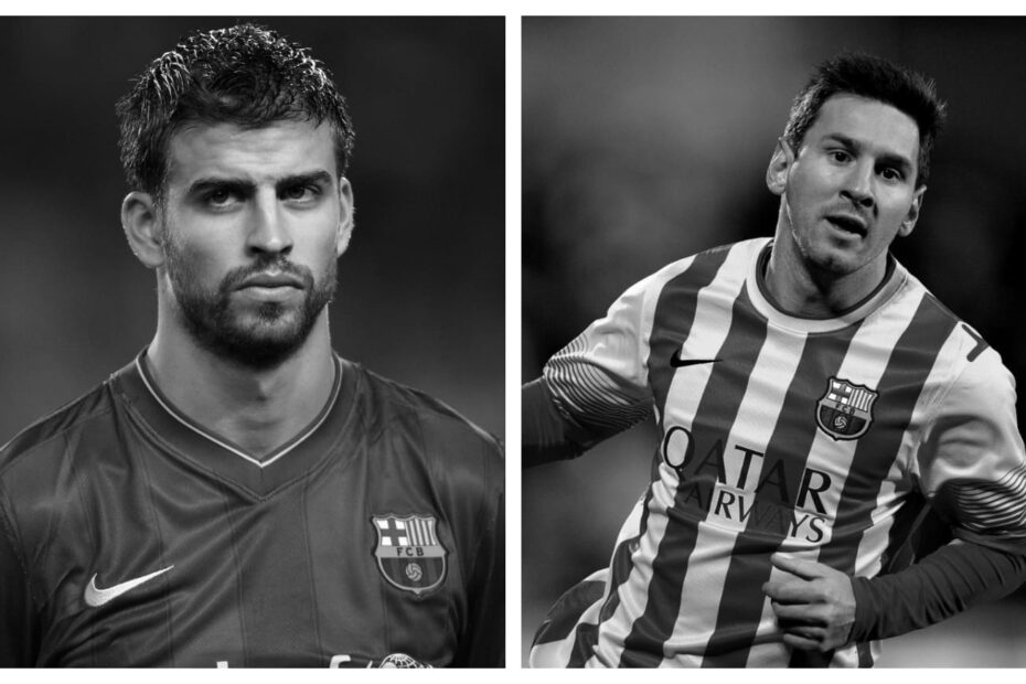 Gerard Pique vs Lionel Messi Stats