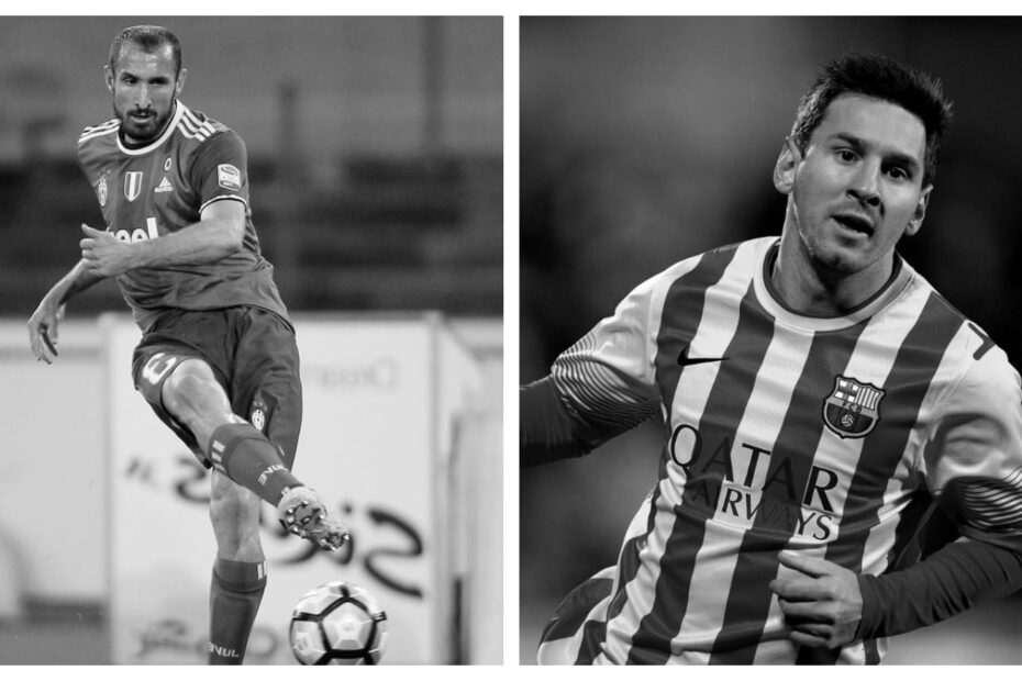 Giorgio Chiellini vs Lionel Messi Stats