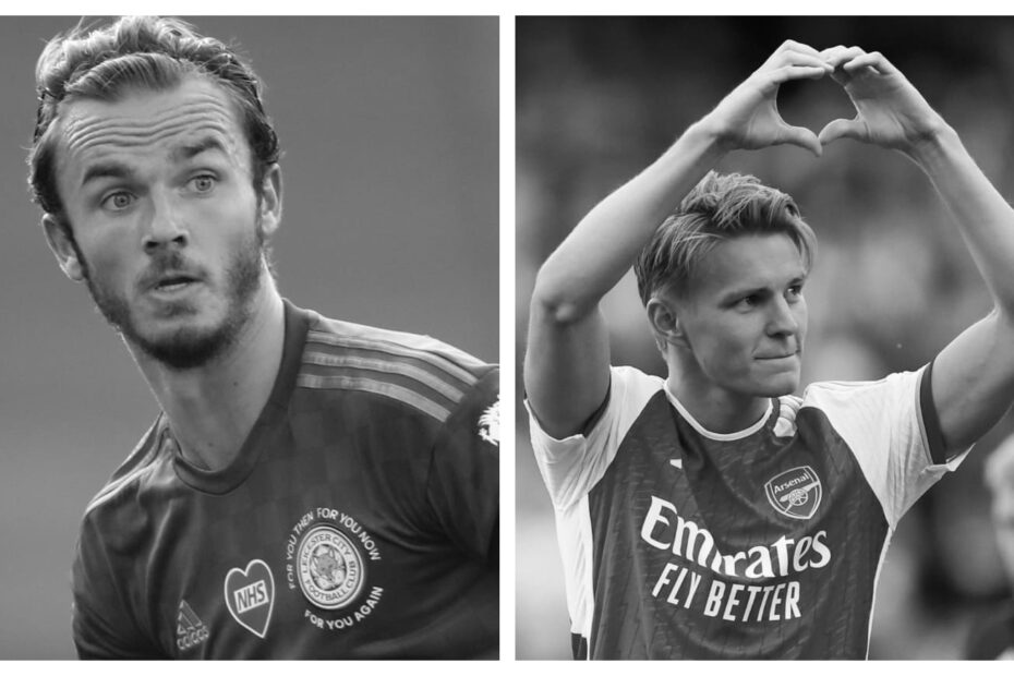 James Maddison vs Martin Odegaard Stats