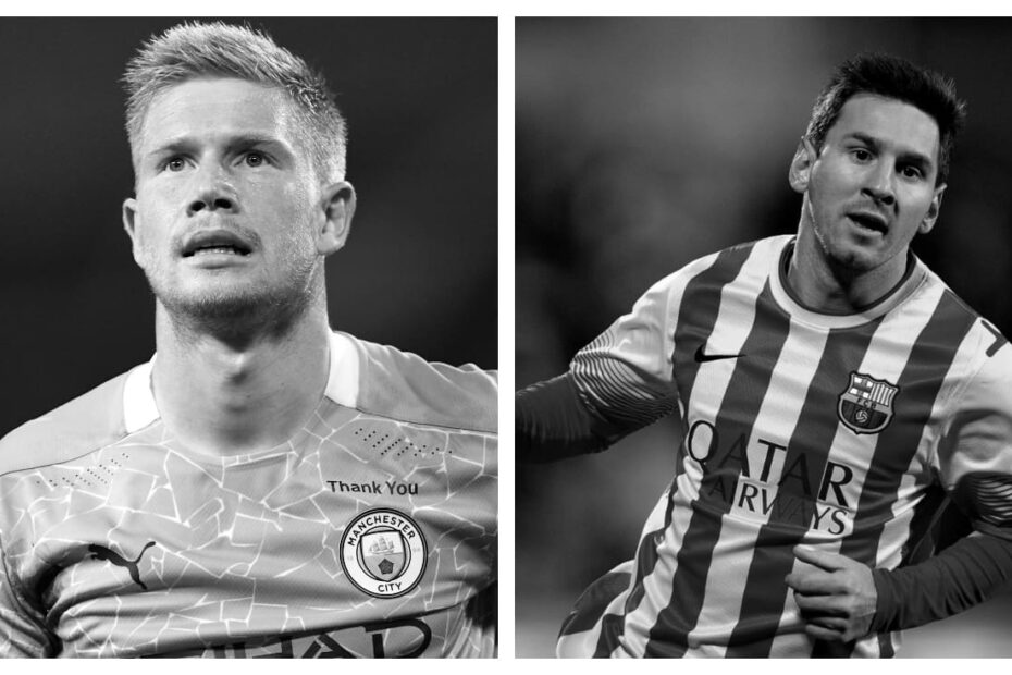 Kevin de Bruyne vs Lionel Messi Stats