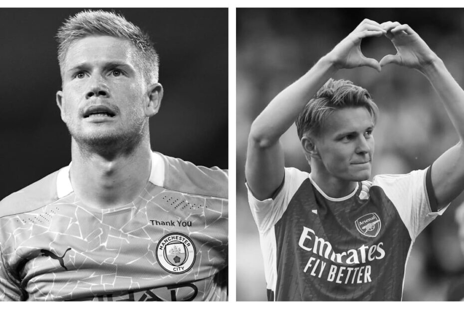 Kevin de Bruyne vs Martin Odegaard Stats