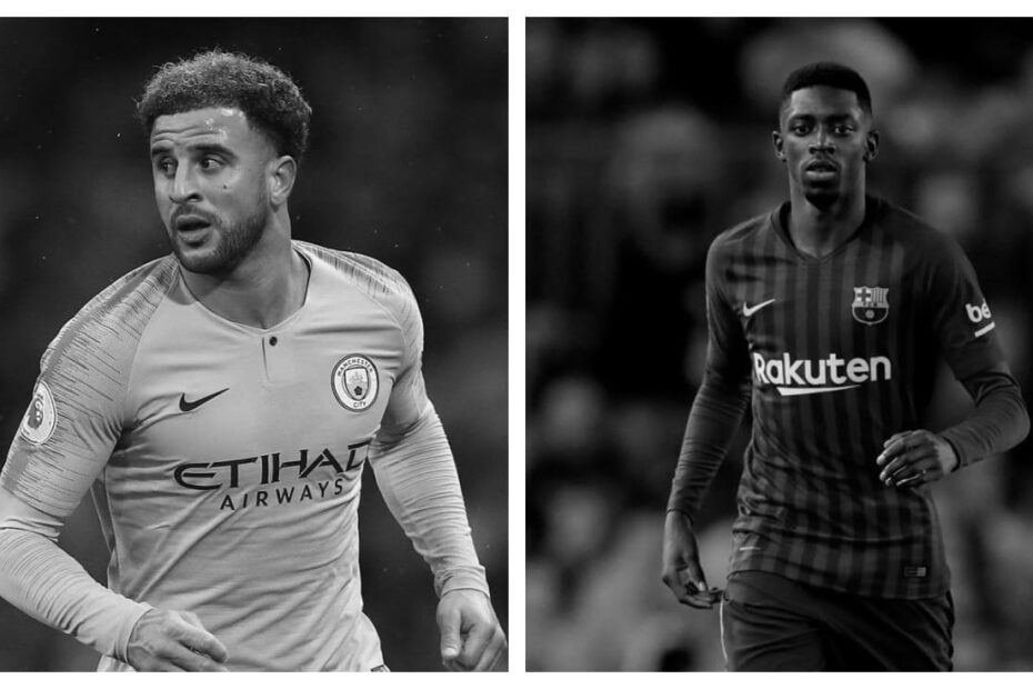 Kyle Walker vs Ousmane Dembele Stats