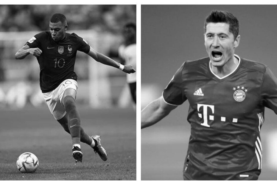 Kylian Mbappe vs Robert Lewandowski Stats