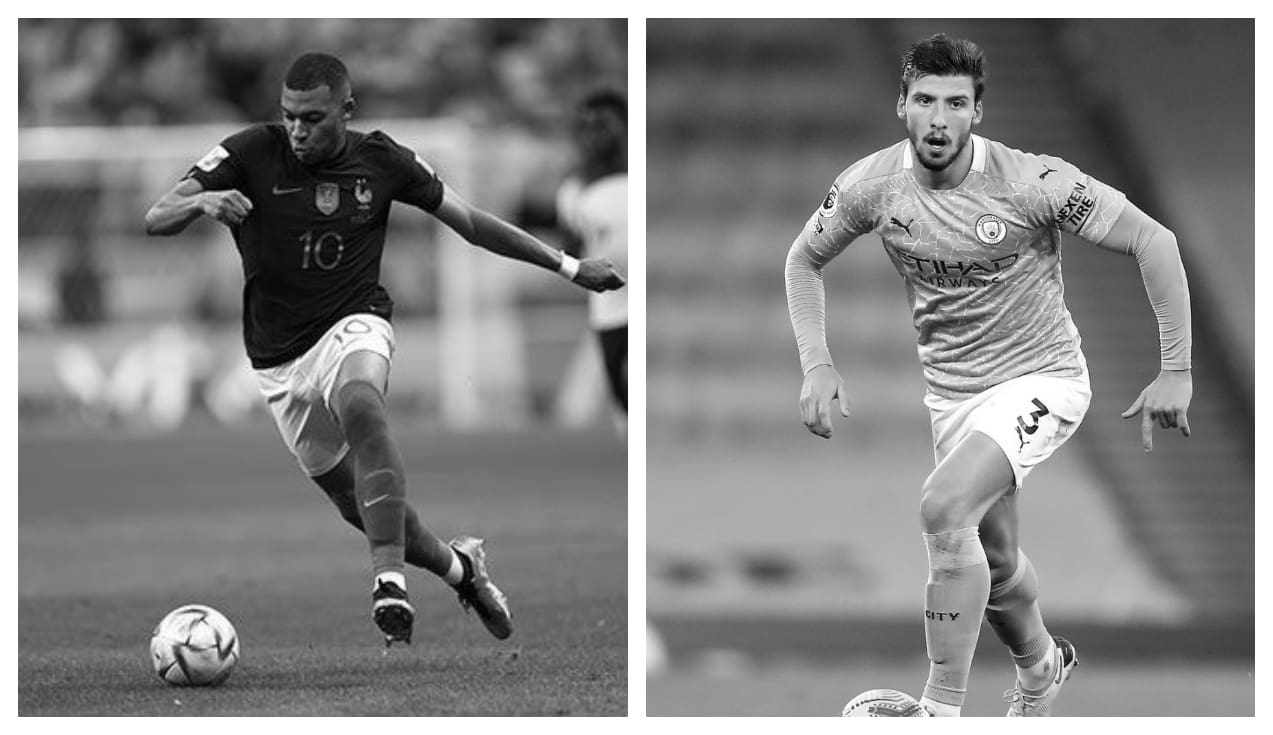 Kylian Mbappe vs Ruben Dias Stats