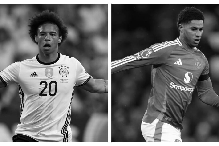 Leroy Sane vs Marcus Rashford Stats