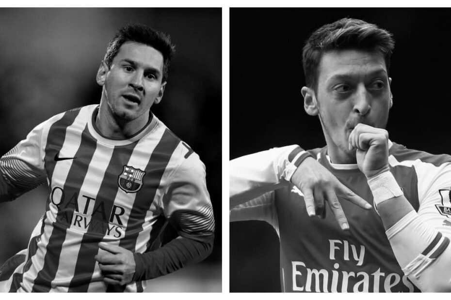 Lionel Messi vs Mesut Ozil Stats