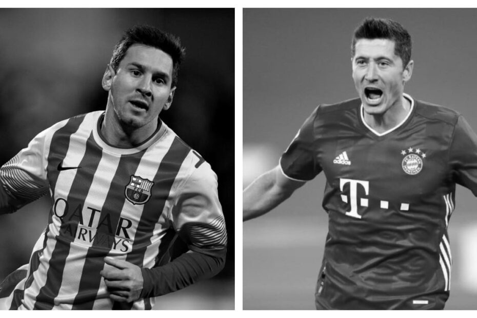 Lionel Messi vs Robert Lewandowski Stats