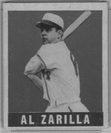 Al Zarilla MLB Baseball