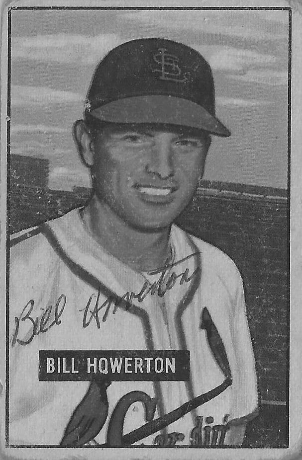 Bill Howerton MLB Baseball