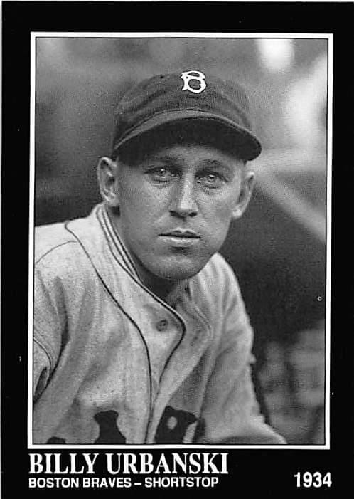 Billy Urbanski MLB Baseball