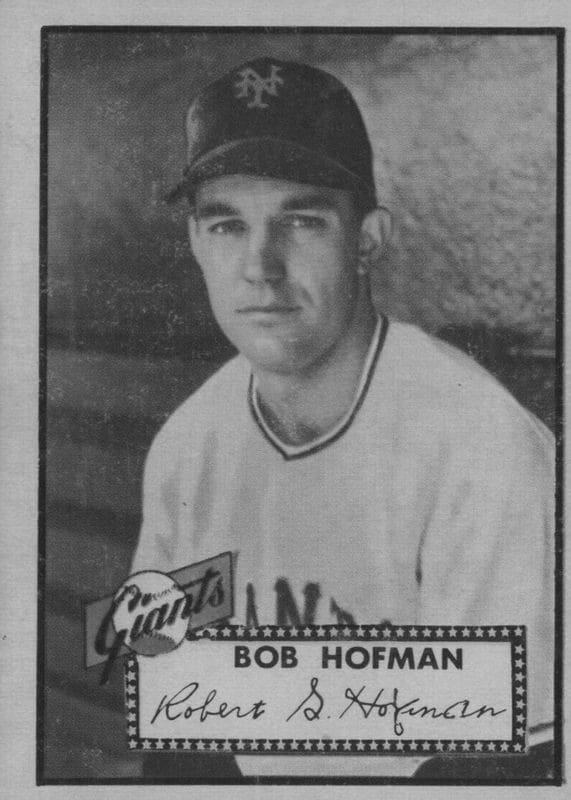 Bobby Hofman MLB Baseball