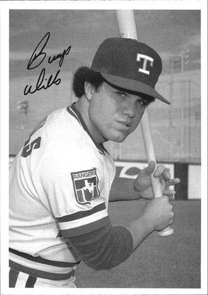Bump Wills MLB Baseball