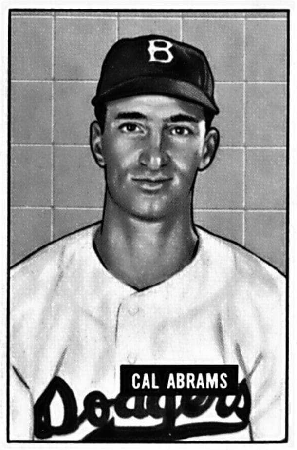 Cal Abrams MLB Baseball