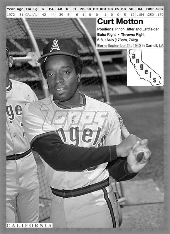 Curt Motton MLB Baseball