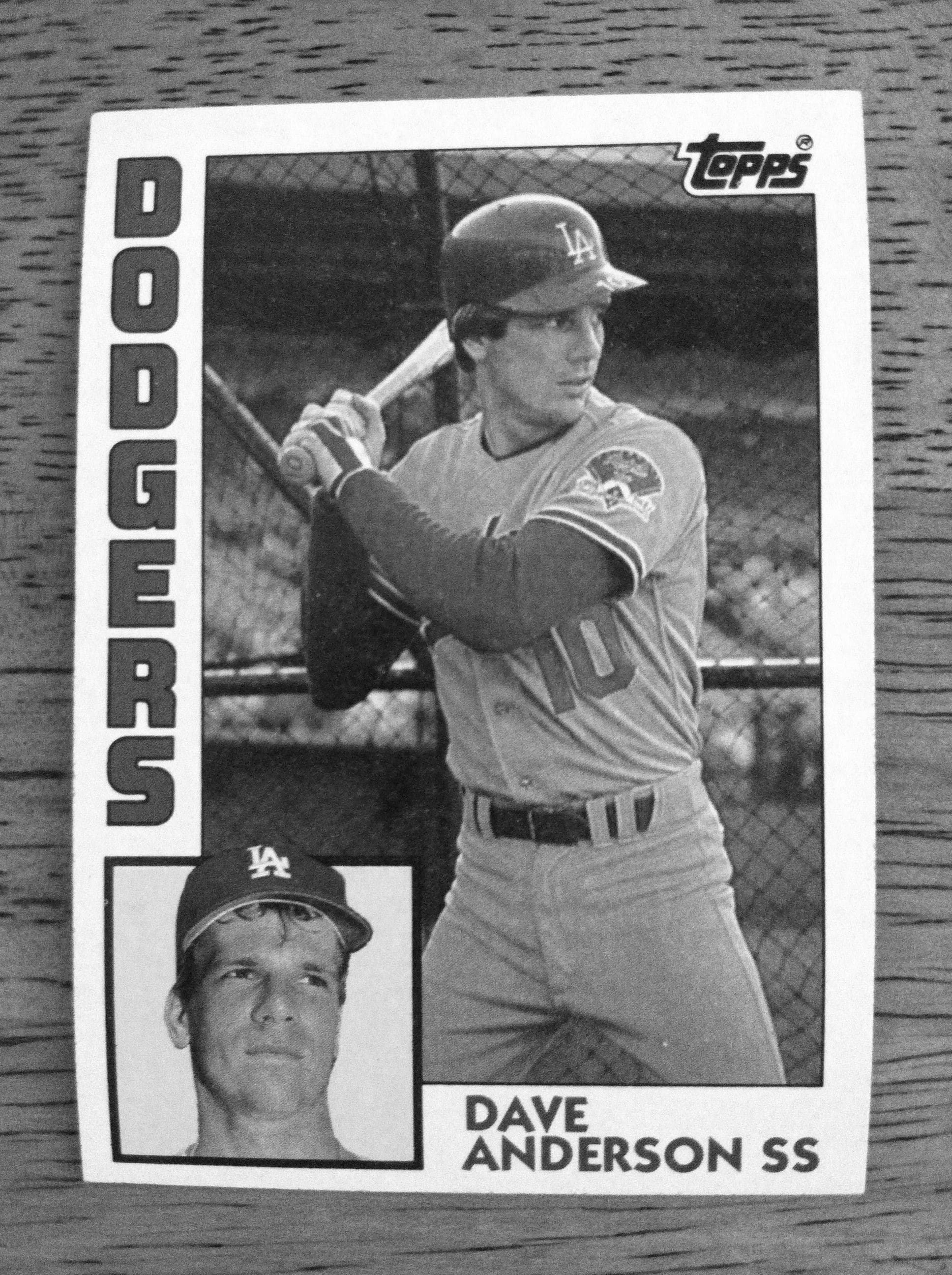 Dave Anderson MLB Baseball