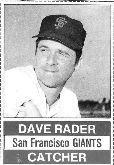 Dave Rader MLB Baseball