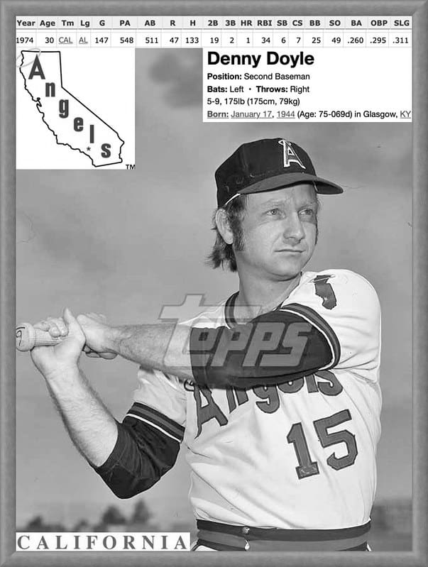 Denny Doyle MLB Baseball